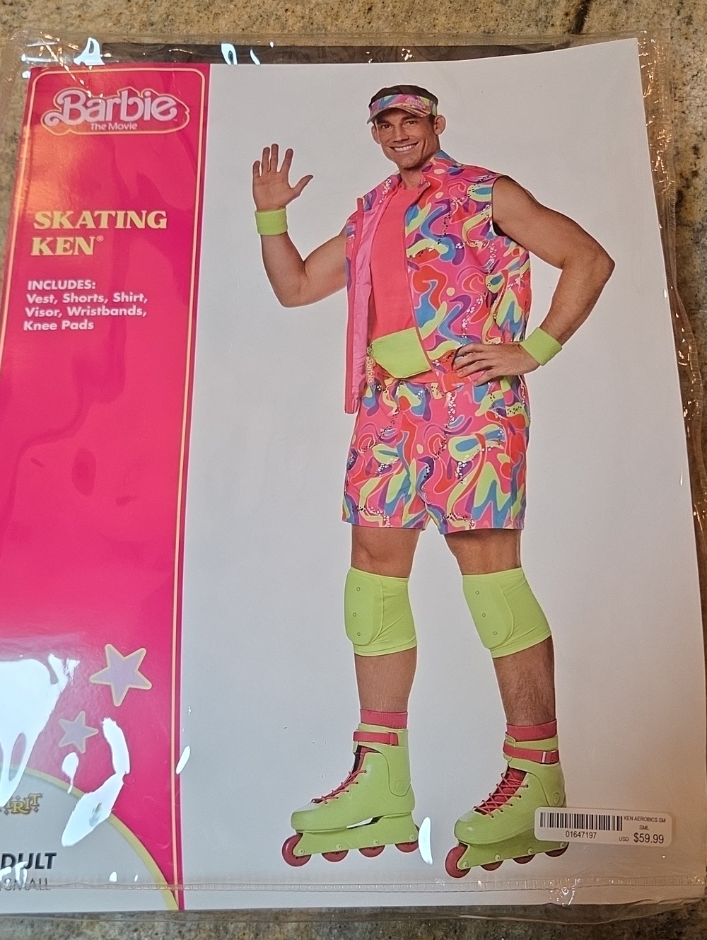 Barbie Neon Pink Multicolor Men’s Skating Boxer Briefs